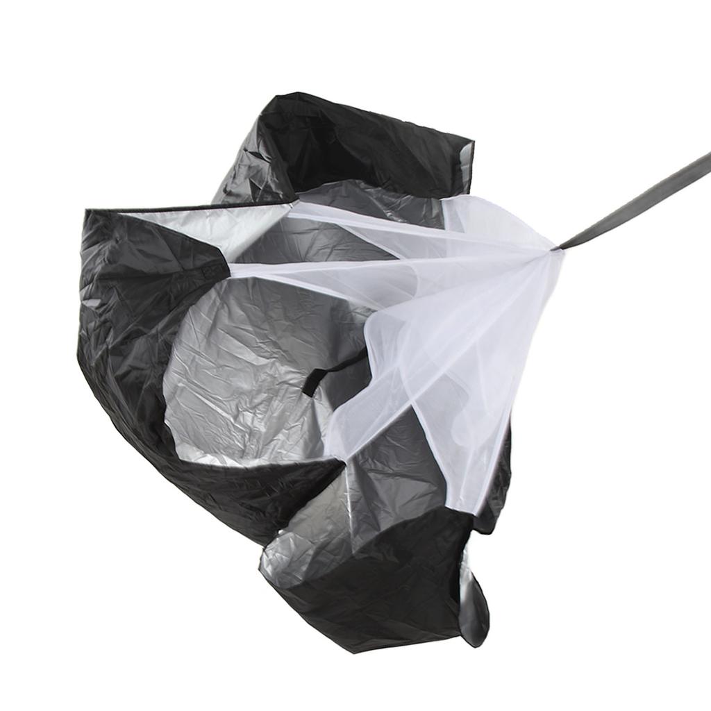 Lauf Geschwindigkeitstraining Fallschirm Geschwindigkeitswiderstand Fallschirm Laufen Sprint Schirm Fußball Sport Geschwindigkeitstraining