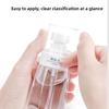 1/100PcsEnglish Cosmetic Label Stickers Transparent Waterproof Self Adhesive Tags Portable Mark for Travel Refill Bottle Sorting