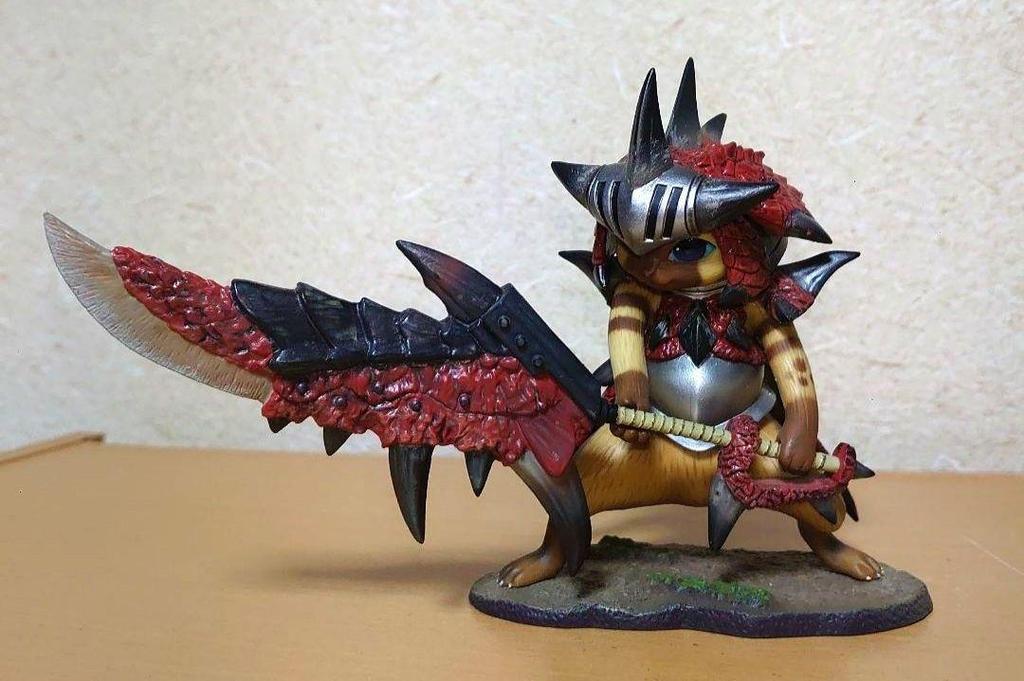 [USED] MegaHouse Game Characters Collection DX Otomo Airou Rathalos Cat