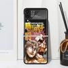 Baki the Grappler Original Anime Phone Case For Samsung Galaxy Z Flip 7 Flip7 Zflip 6 Flip6 5 Flip5 4 Flip4 3 Flip3 5G Fundas Bl