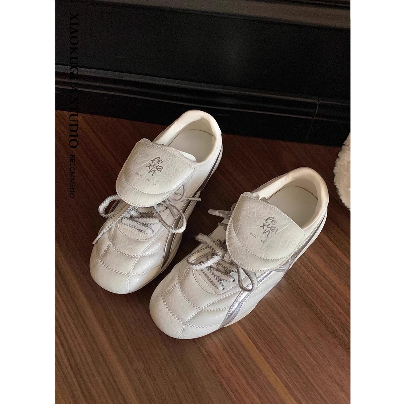 

Flip Forrest Gump training shoes women s 2025 spring new versatile soft sole lightweight white shoes casual sports shoes single shoes 40