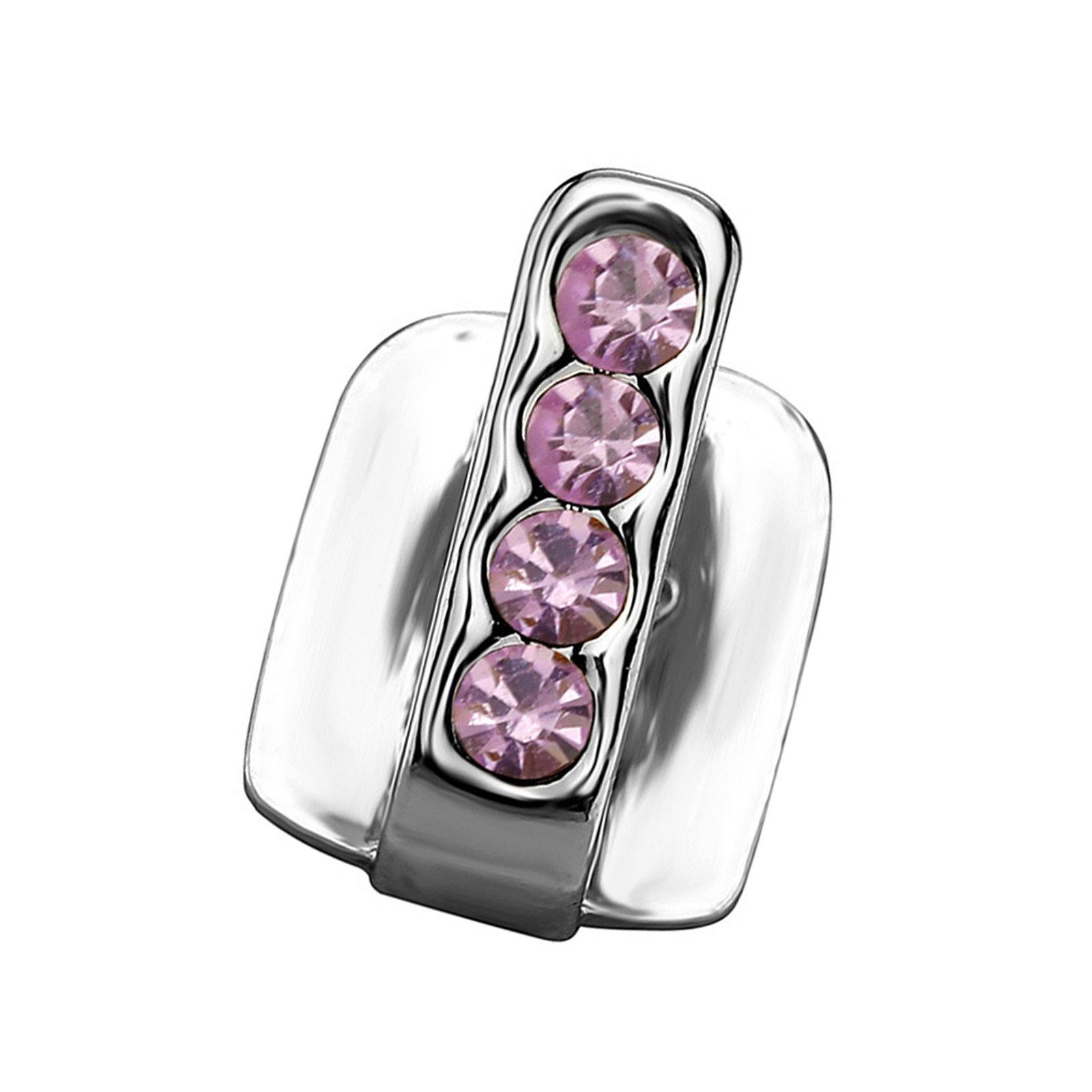 

Stylish Single Tooth Cap Grillz Elegant Hip Hop Inspired Tooth Caps Tooth Adornment for a Distinctive Look at Events 2
