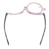 Make-up Lesebrille Einzelglas Vergrößerungs Flip-Down Rotierende Make-up Brille für Augen +2,50