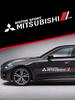 3D Aluminum Car Emblem Styling Car Decoration Body Stickers Decals For Mitsubishi Ralliart Asx Lancer 9 Outlander 3 l200 Pajero