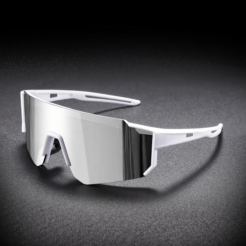 1 Pair of Large Frame Colored Glasses Fashionable Glasses for Men and Women