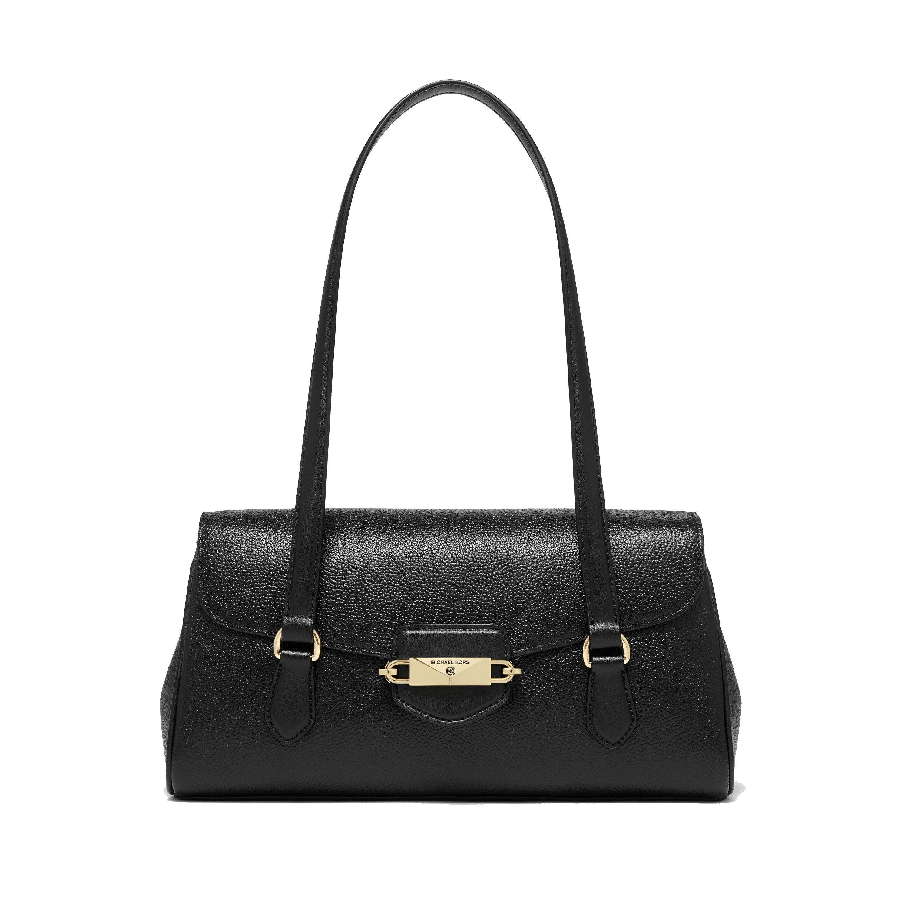 

Новая кожаная сумка-тоут MICHAEL KORS Fleur, сумка для покупок, сумка через плечо, женская сумка среднего размера, черная 30F3G6FE2L-001 33.0*9.9*18.0CM