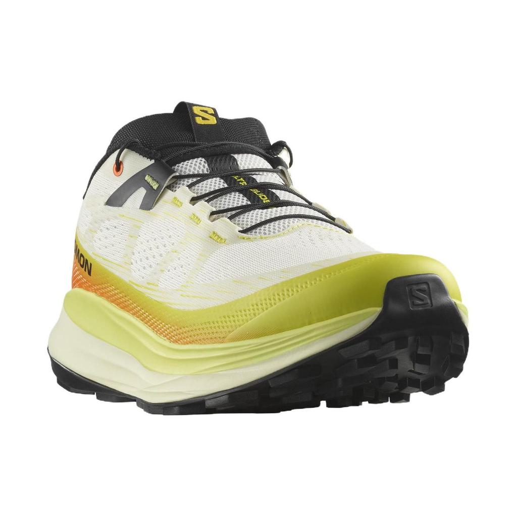 SALOMON Ultra Glide 2 Sports Durable Low-Top Running Shoes Men Sneakers White Yellow Green 474645