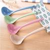 Wheat Straw Soup Spoon Porridge Long Handle Spoon Kitchen Tableware Meal Dinner Spoons Cooking Tool