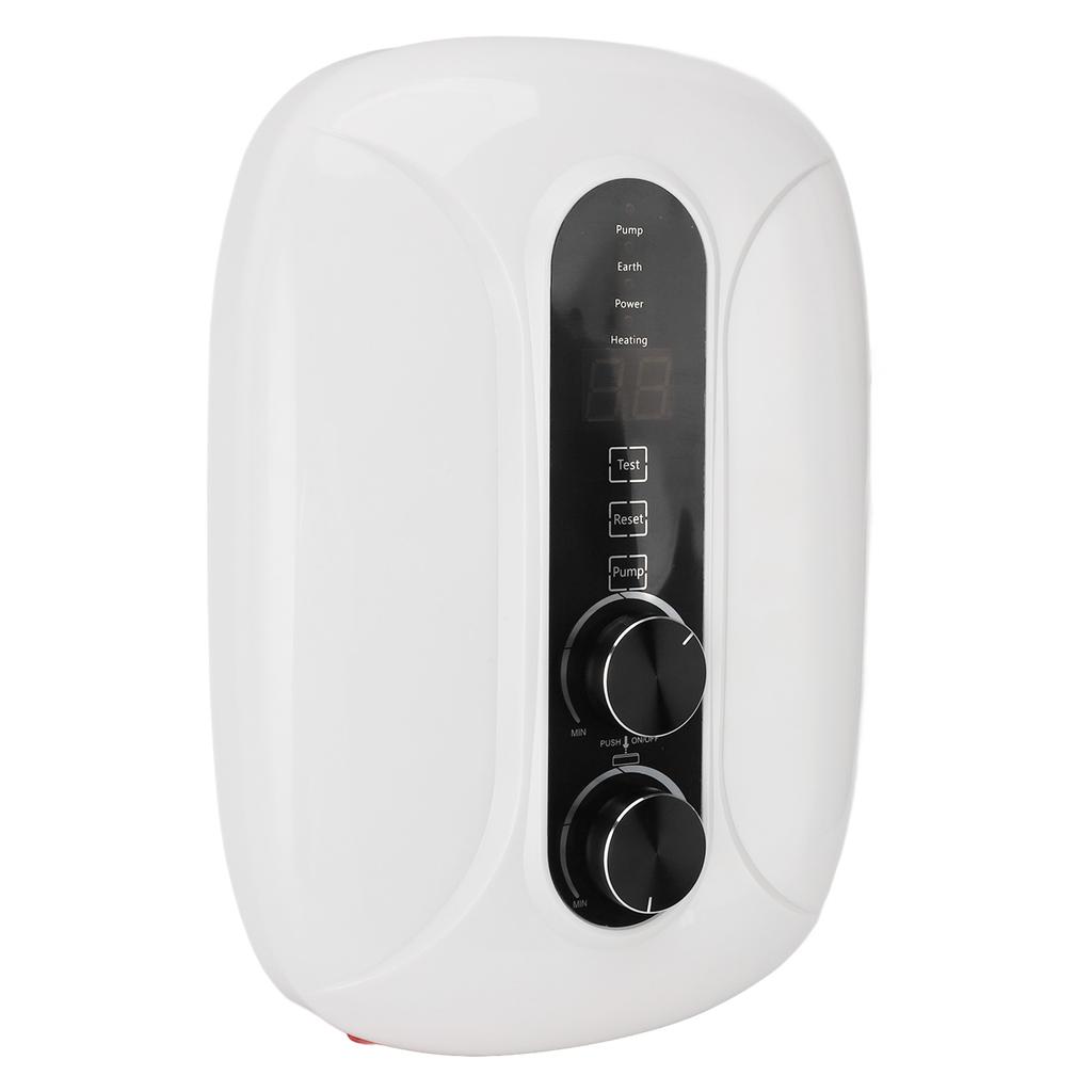 Elektrischer Durchlauferhitzer 5500W Schnelle Erwärmung Intelligenter Mini-Warmwasserbereiter mit LED-Temperaturanzeige für