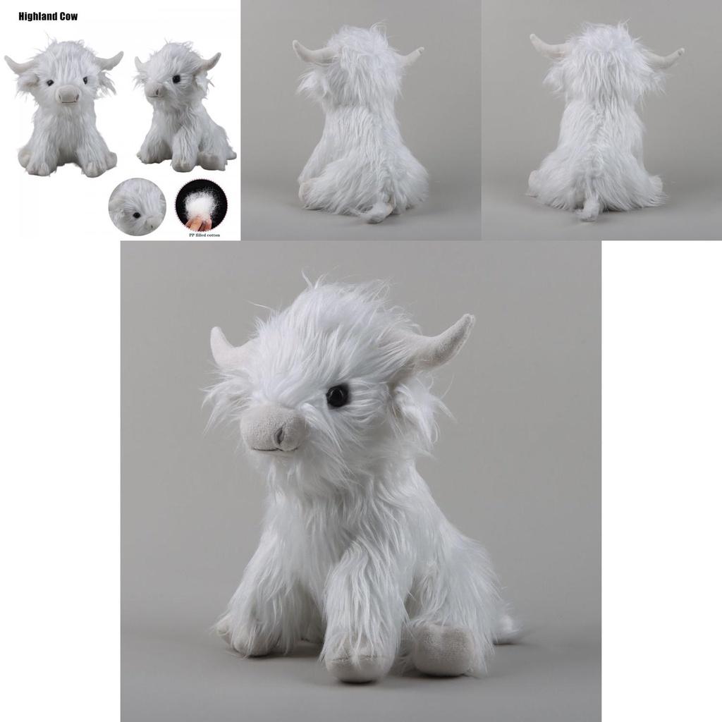 Adorabile Peluche Mucca delle Highlands Scozzesi da 24 cm Regalo per Bambini