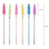 50Pcs Disposable Eyelash Wands Brush Eyebrow Comb Eye Lashes Extension Accessories Mascara Wand Makeup Professional Beauty Tool