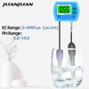 Online pH / EC Monitor Meter Acidometer 2 in 1 PH EC Meter For Aquarium Multi-parameter Water Quality Monitor EU Plug