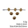 Small Hole Vintage Alloy Gear Spacer Beads Metal Loose Beads DIY Bracelet Necklace Jewelry Making Findings Accessories