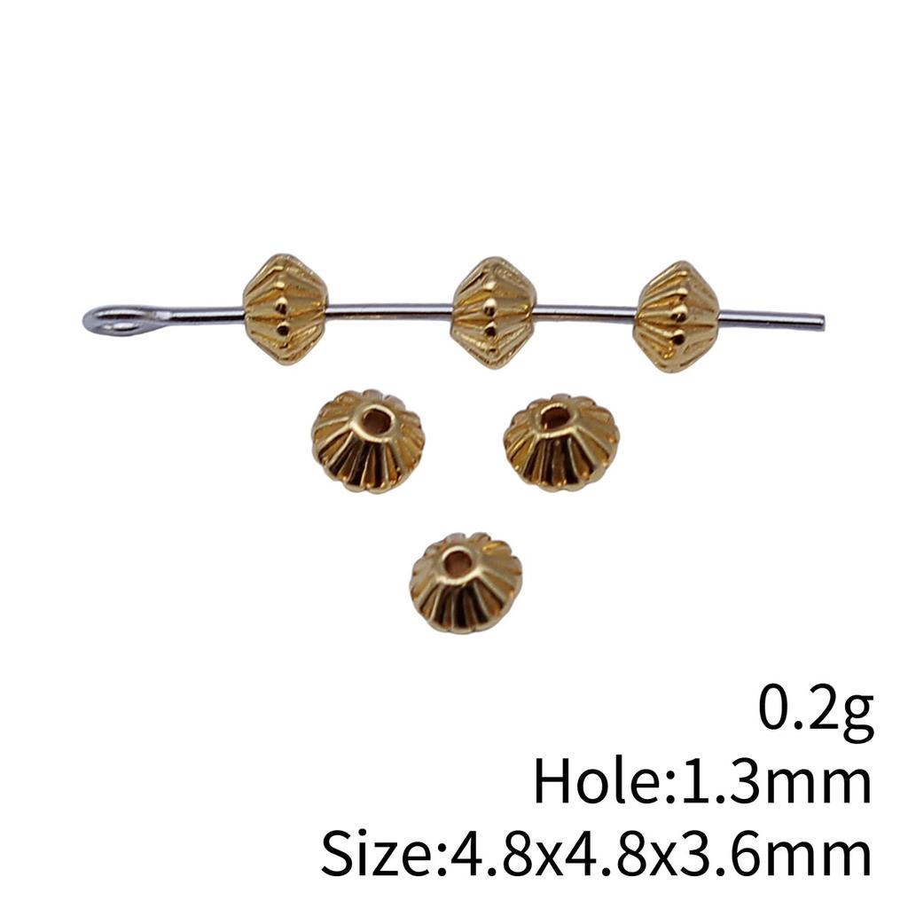 Small Hole Vintage Alloy Gear Spacer Beads Metal Loose Beads DIY Bracelet Necklace Jewelry Making Findings Accessories