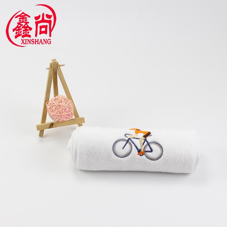 Cotton sports towel 20 * 110 extended marathon yoga sports running towel embroidery