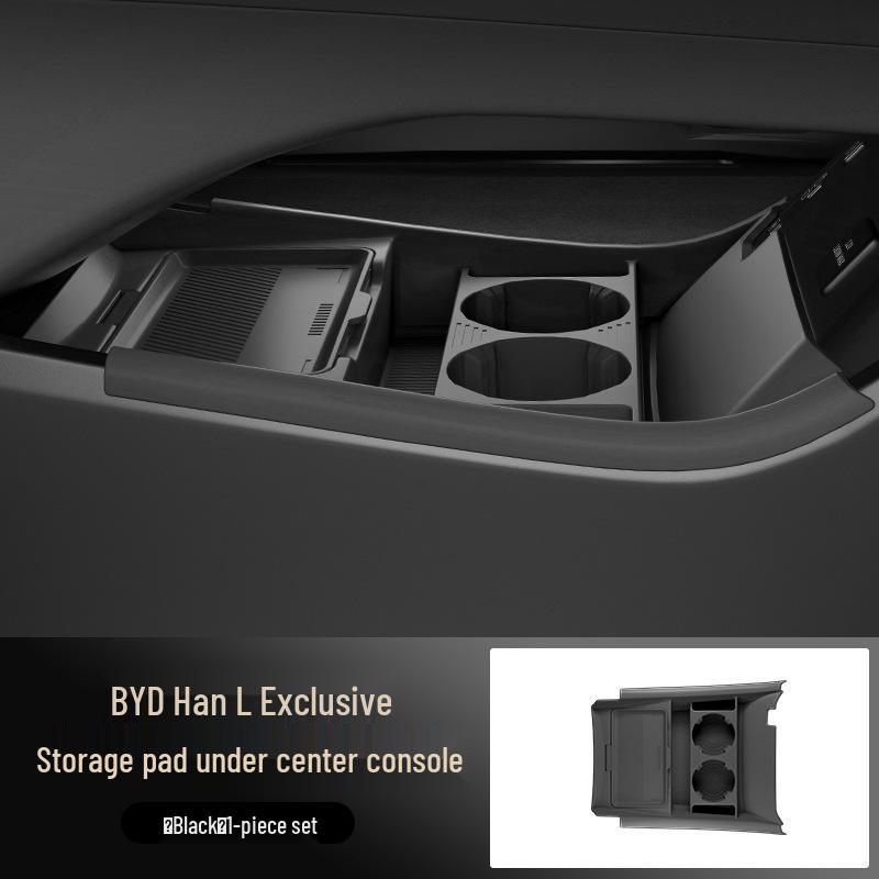 Compatible Silicone Storage Organizer for BYD Han L Car Center Console (25 Models)
