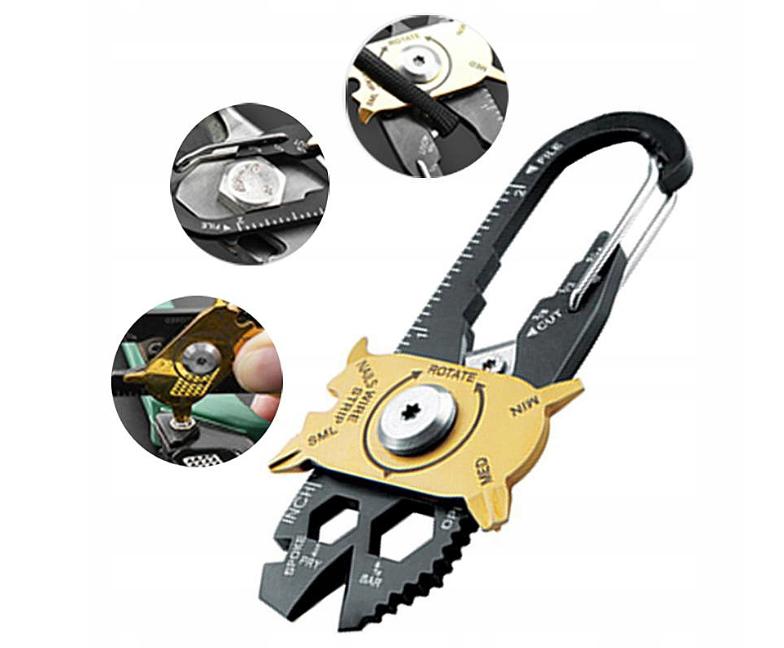 MB-13953 MULTITOOL KEYRING 20IN1 CARABINER
