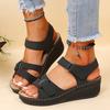 Neue Offene spitze Mode frauen Sandalen Sommer Weiche Sexy Frauen Sandalen Keil Schnalle frauen Orthopädische Sandale Schuhe Weibliche