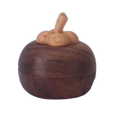 Wood Essential Oil Diffuser Mangosteen Shape Aromatherapies Diffuser for Home Office Bedroom Car Decors Oil Diffusers