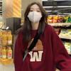 2025 Autumn/Winter Plus Velvet Thick Hoodie: Unisex Fox Cotton, Round Neck, Casual Korean Style