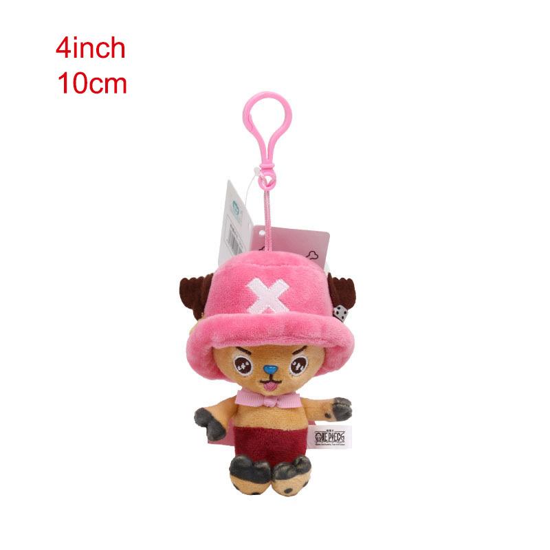One Piece Plush Toy Luffy Chopper Ace Roronoa Zoro Anime Stuffed Peluche Doll Pendant Kids Xmas Gifts