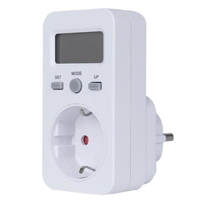 Watt Meter, Plug-in Socket Power Meter, for DC Backlit Large Display, Overload for Protection,Power Analyzer Measurement