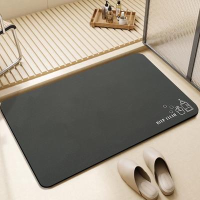 Alfombrilla de Baño de Barro Diatomeo Color Sólido Minimalista Alfombrilla de Pie para Baño Puerta Antideslizante Absorbente Alfombrilla de Secado Rápido