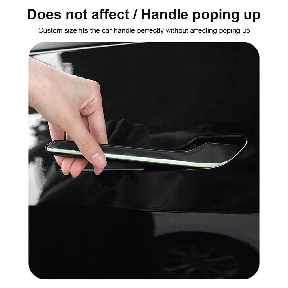 Accessoires Autocollant Poignée de Porte Pièces DIY Anti-Rayures