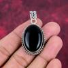 Black Onyx Handmade Gemstone Pendant, 925 Solid Sterling Silver Pendant Antique Jewelry, For Engagement Gift