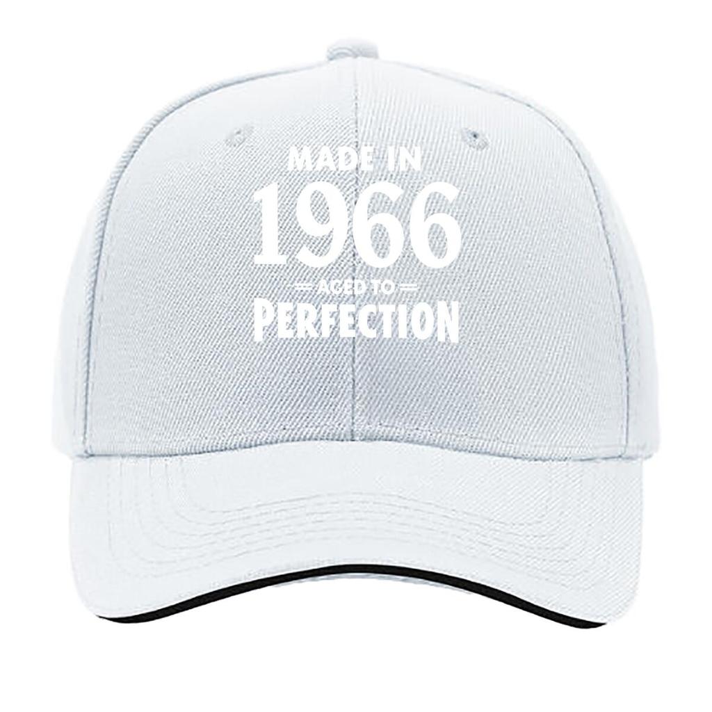 One MADE IN  AGED to PERFECTION Lightweight Printed Available as a Couples Set in Multiple C Sandwich Baseball Cap