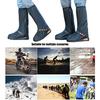 Watertight Shoe Cover Reusable Antislip Wear-Resistant Rain Shoe Cover with Zippers for Outdoor Cycling Camping Fishing
