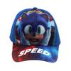 Sonic Print Theme Baseball Cap - Cute Sonic Boy Sun Hat for Children - Baseball Cap with Brim