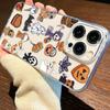 Applicable to Apple 11Promax/iPhone11 Funny Pumpkin Apple 11plus Halloween Transparent Phone Case