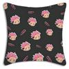 Hot Anime Jujutsu Kaisen Pillow Covers Cartoon Sofa Decorative Home Double-Sided Printing Short Plush Cute Cushion Cover