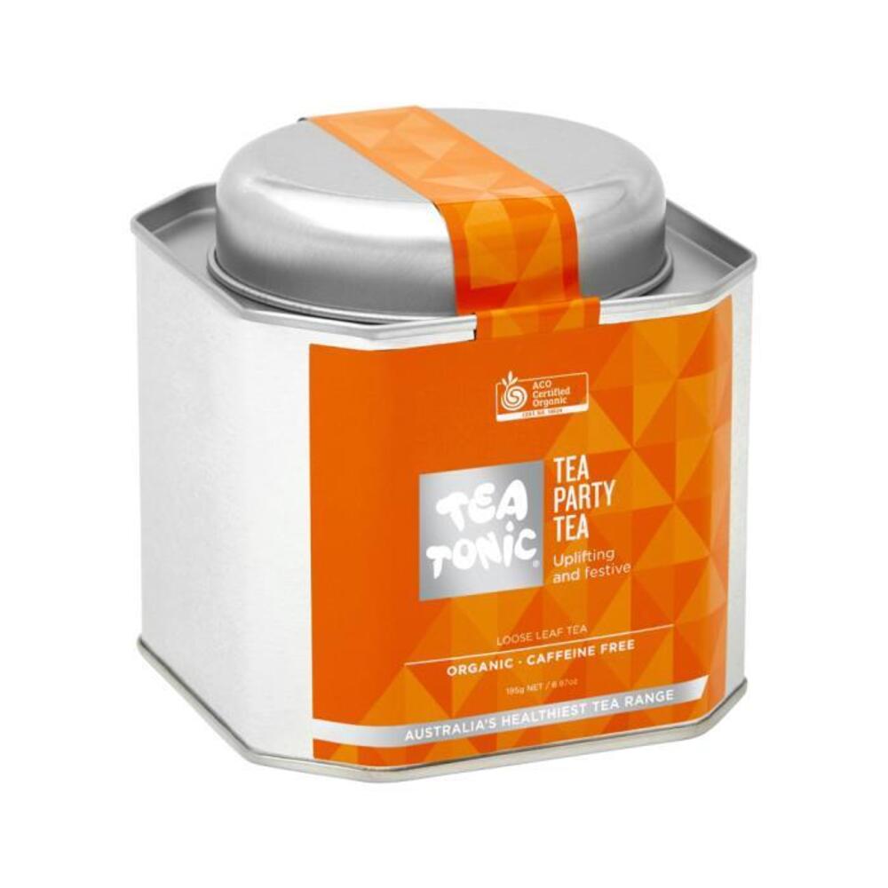 

Tea Tonic Organic Tea Party Tea Caddy Tin 195g