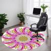 1pc Swirls Mandala Artwork Chair Carpet for Office, Non-slip, Soft and Durable Rug, Perfect for Office, Living Room Yy251103169