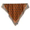 Atmosphere coffee color cashew flower velvet 91 large square scarf women's spring and autumn fashion scarf shawl dual-purpose temperament silk scarf