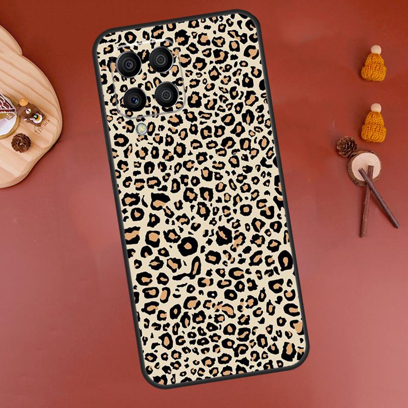 Tiger leopard print panther Case For Samsung Galaxy M52 M32 M22 M12 M13 M23 M33 M53 M14 M34 M54 M20 M30s M31s M51 Cover