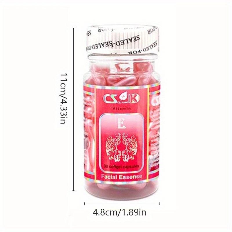 90 Vitamin E Face Serum Capsules  Hydrating, Moisturizing & Firming Essence Cream Portable Capsule for Deep Facial Care