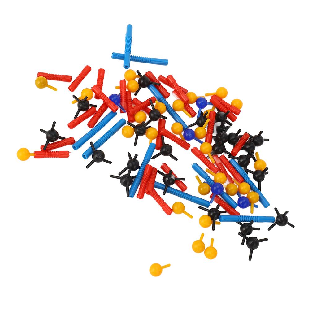 Molekylstrukturmodell Organisk kemi Kul-Pinne Skalenlig Modell med Förvaringslåda för Skollaboratorium