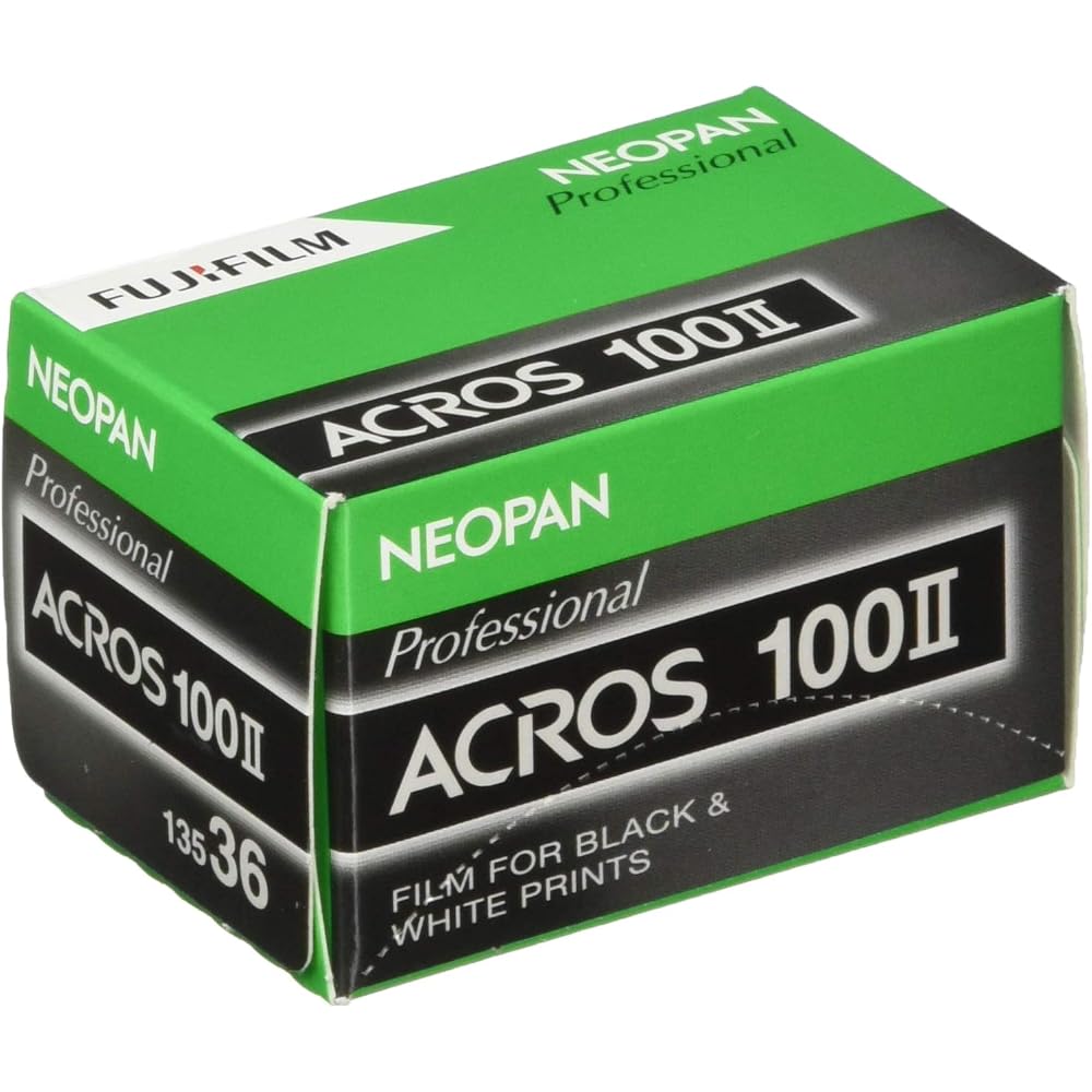 Fujifilm Neopan 100 ACROS II Black and White Film, 135mm size, 36 exposures, 1 roll