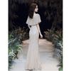 Champagne Banquet Evening Dress Sequins 1011 New Summer Temperament Long Fishtail Dress Annual Meeting Hosting Dress