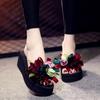 Elegante Damen Bohemian Stil Applikationen Blumen Knospen Hausschuhe Für Strand Spaß
