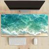 XL Beach Pattern Mouse Pad Anti-Slip Rubber Base Keyboard Desk Mat Stitched Edge Game Table Pad Office Home Computer Accessories