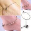 1Pc Retro Women Love Heart Chain Ankle Barefoot Sandal Beach Cute Foot Jewelry