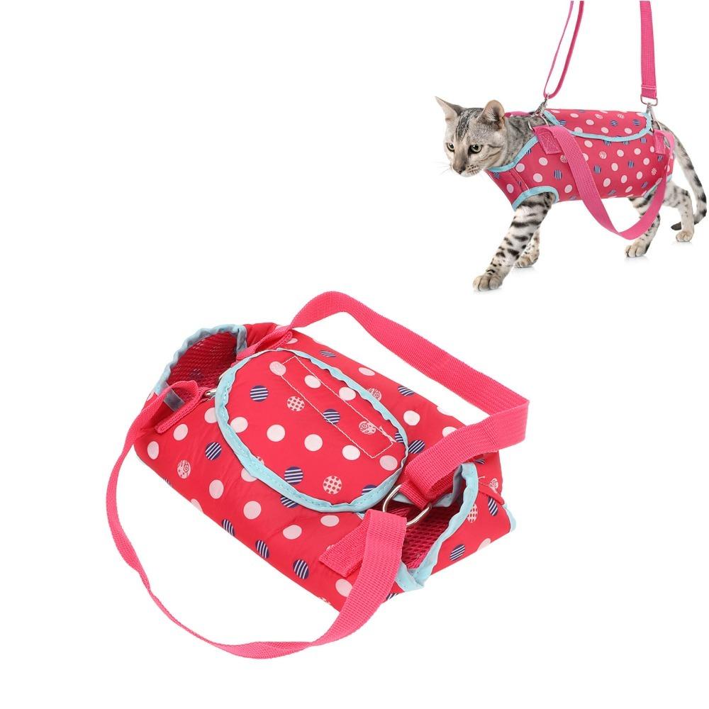 Breathable Mesh Cat Crossbody Carrier Square Shape Small Dog Sling Bag  Small Kitten