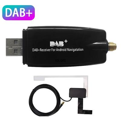 Europejskie Radio Samochodowe DAB+ Box Cyfrowe Radio Box Odbiornik DAB Antena Antenowa Interfejs USB Przenośny dla Androida 5.1