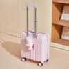 18" Lightweight Password-Protected Unisex Boarding Suitcase with Customizable Logo