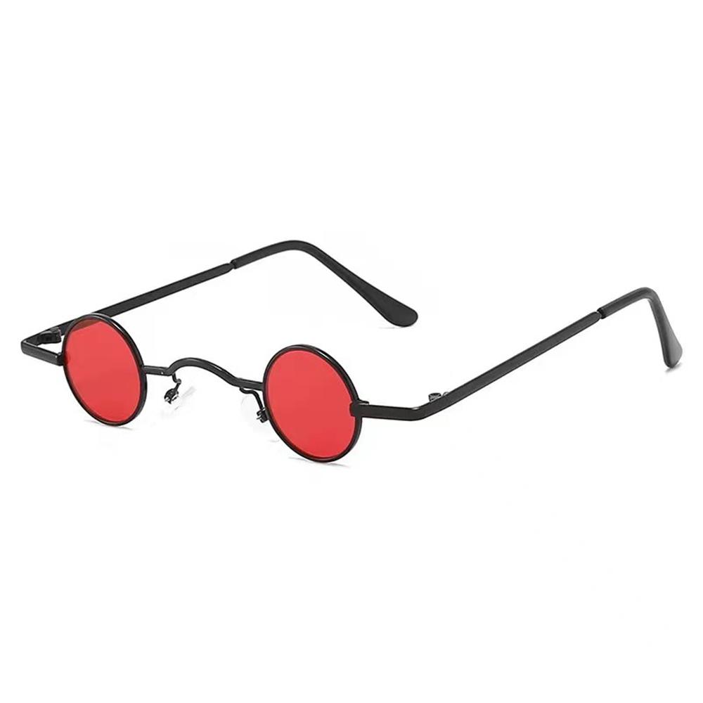Small Round Sunglasses for Women Men Ultra Metal Frame Hip Hop Punk Sun Glasses Candy Color Sunglasses Ins Fashion Shades