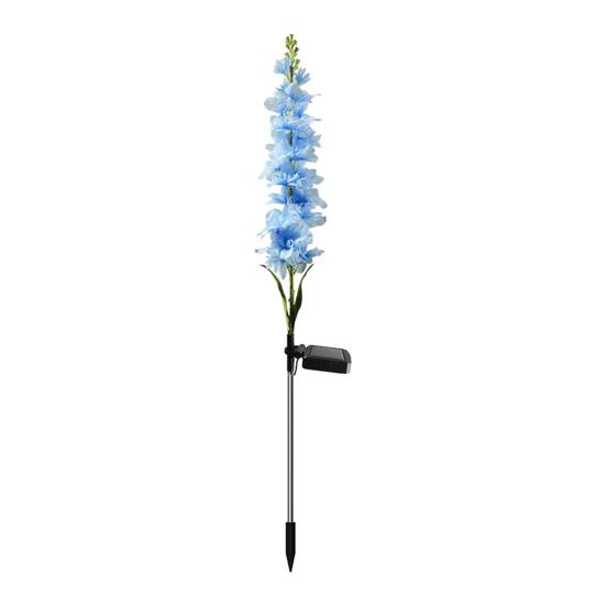 Solar Delphinium Light Outdoor Solar Flower Light Waterproof Solar Delphinium Garden Light